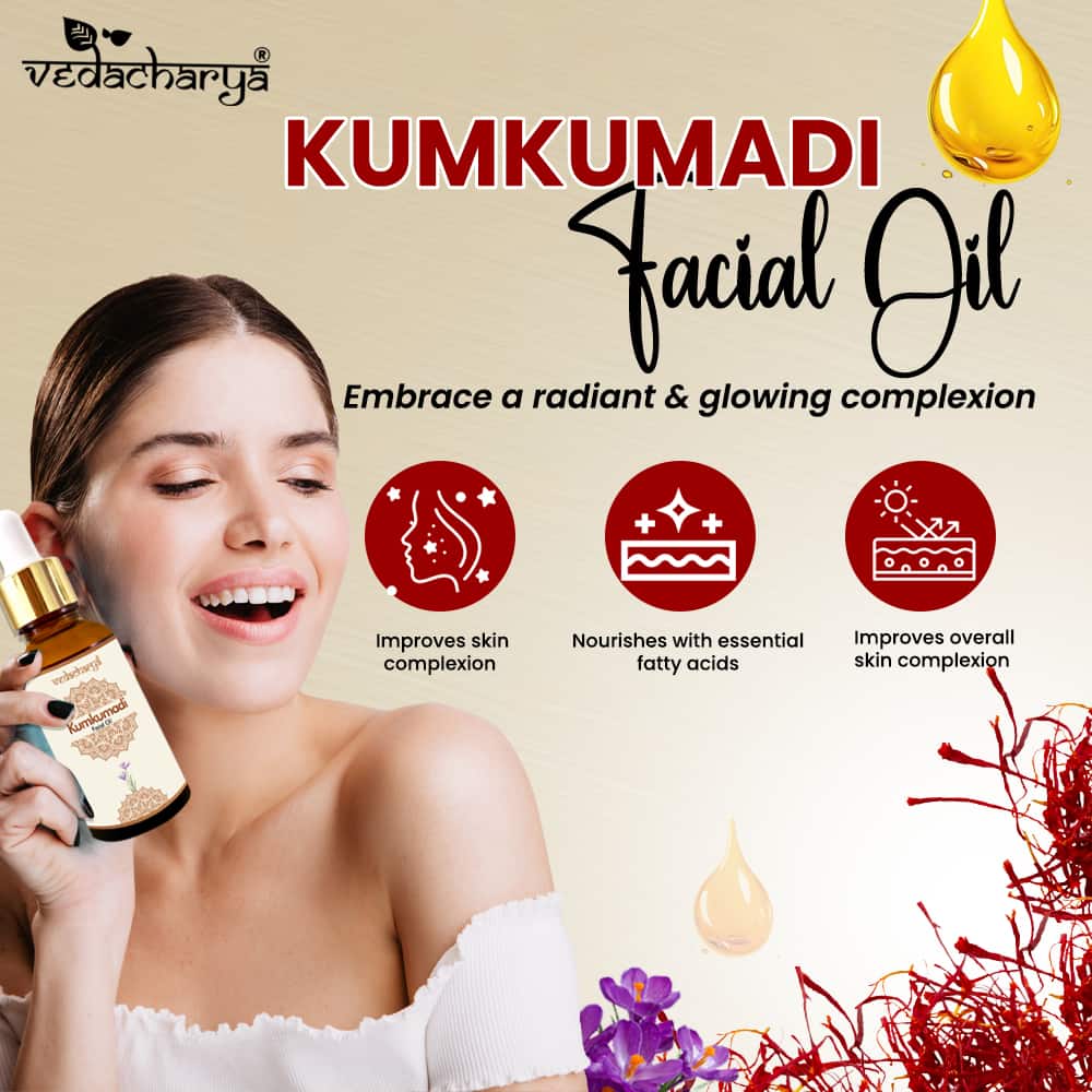 Vedacharya Kumkumadi Facial Oil