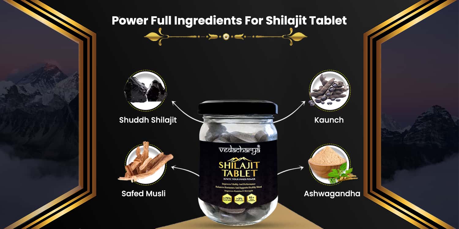 Vedacharya Shilajit Tablets